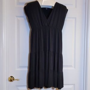 New York & Company Black Teired Stretch Dress, Med